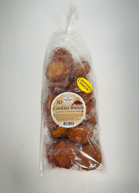 30 galettes pépites de chocolat et noisette